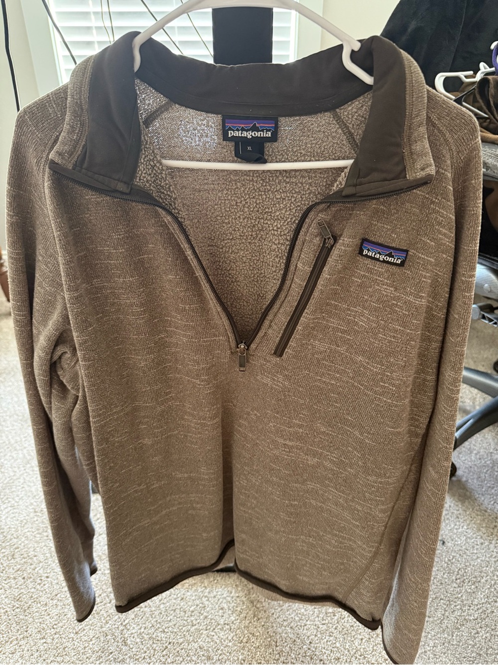 Patagonia Brown Men's Half-Zip Fleece Pullover